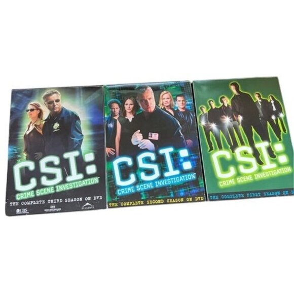 CBS Other - CSI: Crime Scene Investigation Complete Seasons 1-3 DVD Box Sets